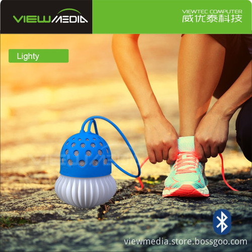 Smart Music Led Lamp mini bluetooth Speaker mini portable with fm radio to mp3